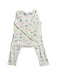 A White Pyjama Sets from Petit Bateau in size 3T for neutral. (Back View)