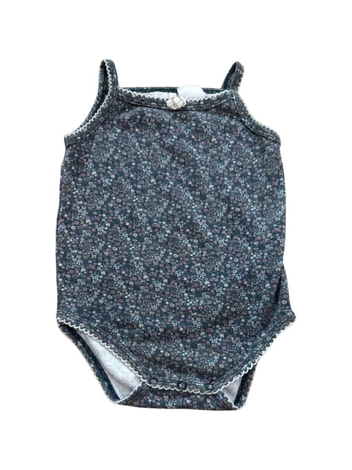 A Blue Sleeveless Bodysuits from Jamie Kay in size 12-18M for girl. (Front View)