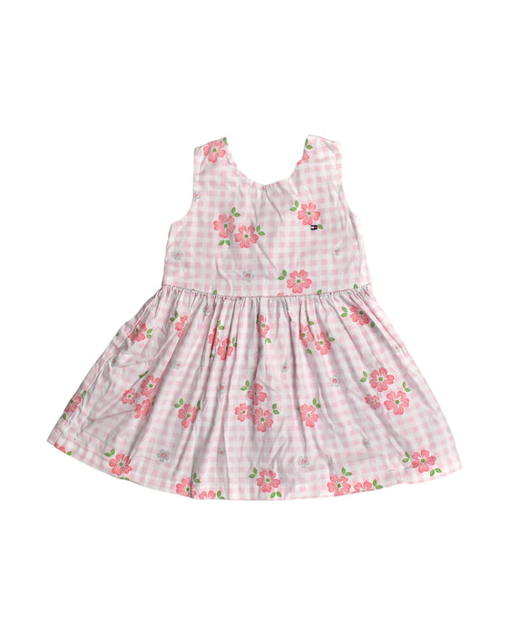 A Pink Sleeveless Dresses from Tommy Hilfiger in size 3T for girl. (Front View)