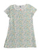 A White Short Sleeve Dresses from Petit Bateau in size 6T for girl. (Front View)