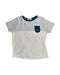 A White T Shirts from Petit Bateau in size 10Y for boy. (Front View)