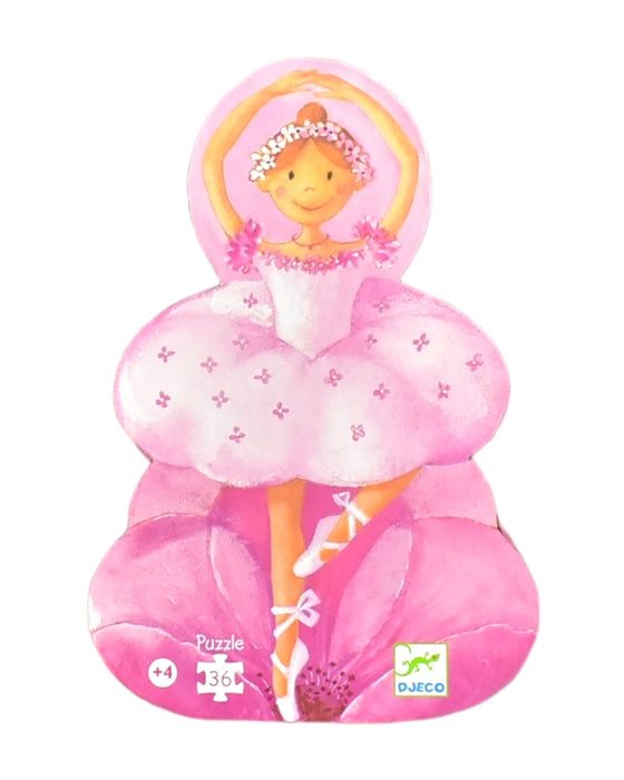 A Pink Board Games & Puzzles from Djeco in size 4T for girl. (Front View)