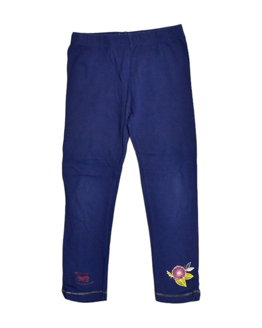 A Blue Leggings from La Compagnie des Petits in size 5T for girl. (Front View)