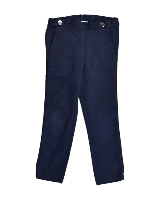 A Blue Casual Pants from Jacadi in size 3T for girl. (Front View)