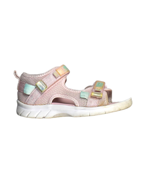 A Pink Sandals from Dr. Kong in size 5T for girl. (Front View)