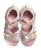 A Pink Sandals from Dr. Kong in size 5T for girl. (Back View)