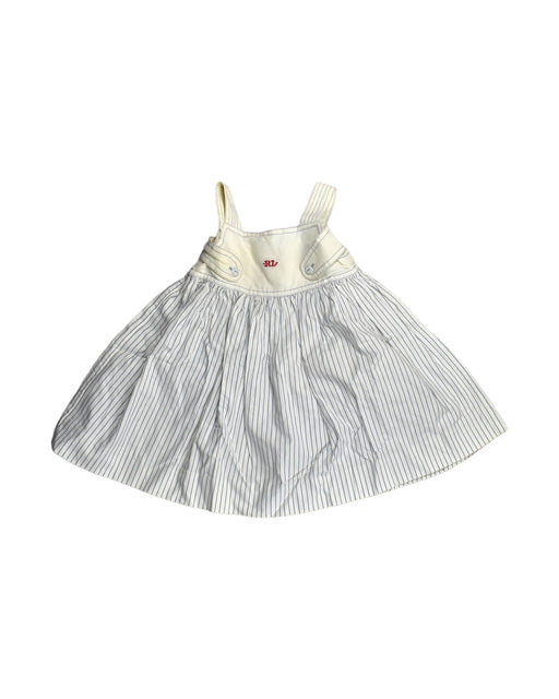 A White Sleeveless Dresses from Ralph Lauren in size 18-24M for girl. (Front View)