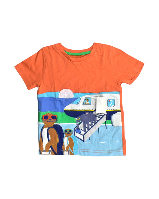 A Orange T Shirts from Boden in size 3T for boy. (Front View)