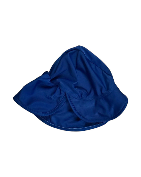 A Blue Sun Hats from The Original Flap Happy in size M for girl. (Back View)