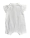 A White Short Sleeve Rompers from The Little White Company in size 0-3M for girl. (Back View)