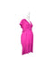 A Pink Short Sleeve Dresses from Seraphine in size S for maternity. (Front View)