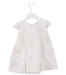 A White Sleeveless Dresses from Bout'Chou in size 6-12M for girl. (Back View)