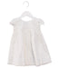 A White Sleeveless Dresses from Bout'Chou in size 6-12M for girl. (Front View)