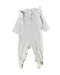 A White Jumpsuits from Livly in size 3-6M for girl. (Back View)