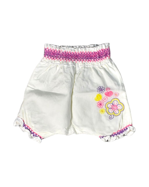 A White Shorts from Orchestra in size 0-3M for girl. (Front View)