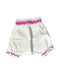 A White Shorts from Orchestra in size 0-3M for girl. (Back View)