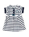 A White Short Sleeve Dresses from Elle Est Ou La Mer (EOM) in size 6-12M for girl. (Front View)