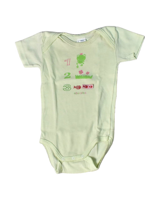 A Green Bodysuits from Absorba in size 6-12M for girl. (Front View)