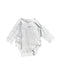 A White Bodysuits from Absorba in size 0-3M for boy. (Front View)