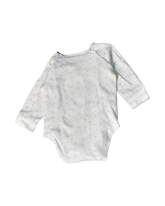 A White Bodysuits from Absorba in size 0-3M for boy. (Back View)