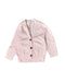 A Pink Cardigans from Chateau de Sable in size 6-12M for girl. (Front View)