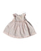 A Pink Sleeveless Dresses from Petit Bateau in size 3-6M for girl. (Front View)