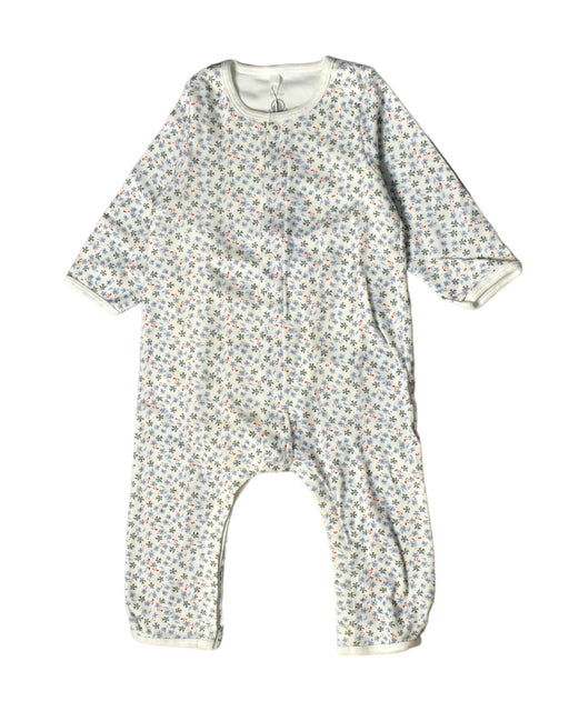 A White Jumpsuits from Petit Bateau in size 6-12M for neutral. (Front View)