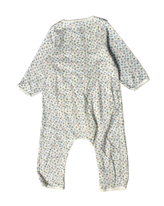 A White Jumpsuits from Petit Bateau in size 6-12M for neutral. (Back View)