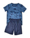 A Blue Shorts Sets from Adidas in size 6T for boy. (Back View)