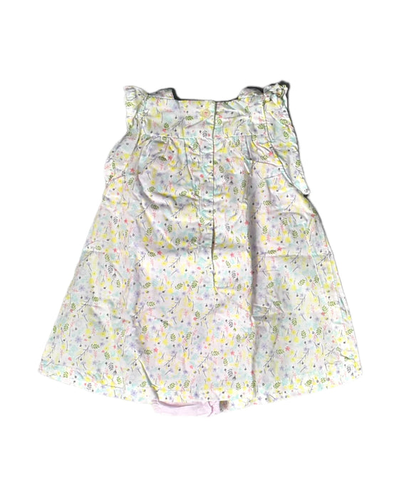 A White Rompers from Cadet Rousselle in size 0-3M for girl. (Back View)