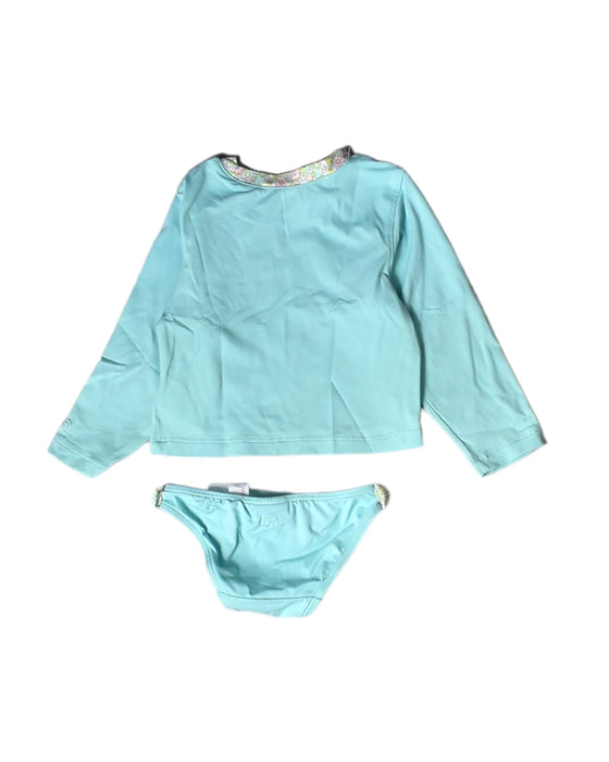 A Blue Swim Sets from Chateau de Sable in size 6-12M for girl. (Back View)