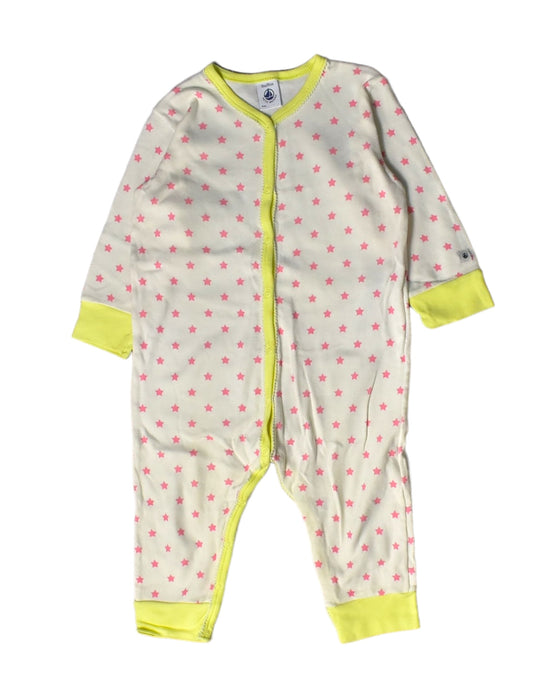 A Beige Jumpsuits from Petit Bateau in size 12-18M for girl. (Front View)