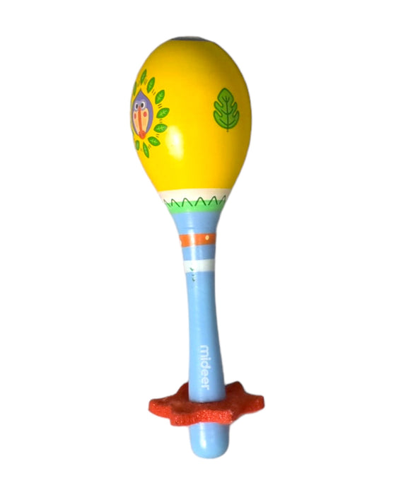 A Yellow Musical Toys & Rattles from Mideer in size O/S for neutral. (Front View)