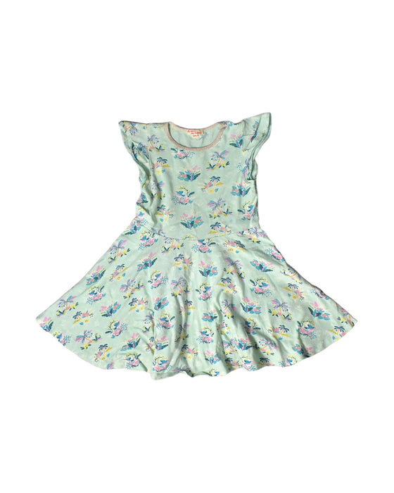 A Green Sleeveless Dresses from Du Pareil au même in size 4T for girl. (Front View)