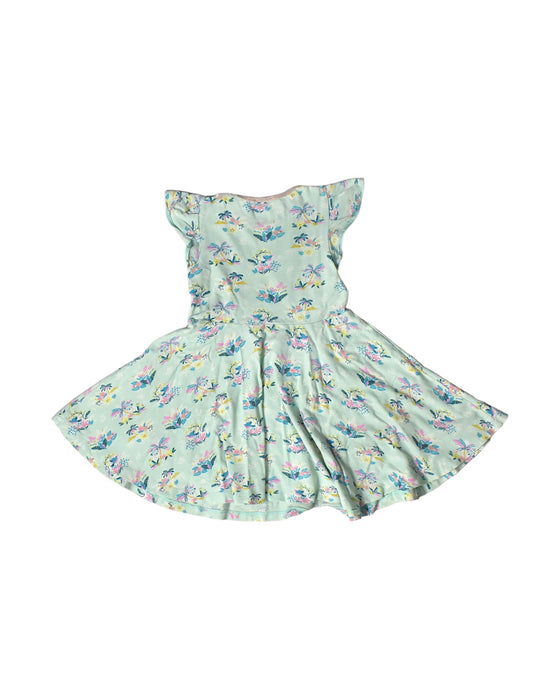 A Green Sleeveless Dresses from Du Pareil au même in size 4T for girl. (Back View)