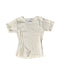 A White T Shirts from Petit Bateau in size 4T for girl. (Front View)