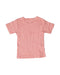 A Red T Shirts from Petit Bateau in size 4T for girl. (Back View)