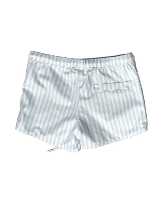 A White Swim Shorts from Dilly & Fin in size 3T for girl. (Back View)