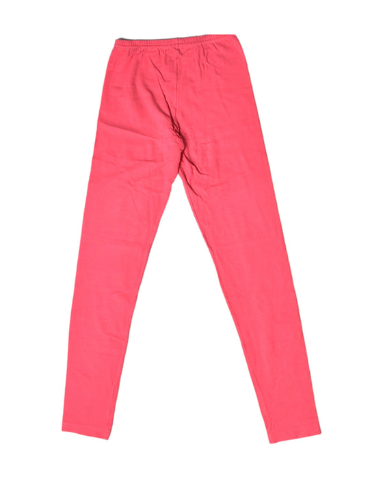 A Pink Leggings from Petit Bateau in size 10Y for girl. (Back View)