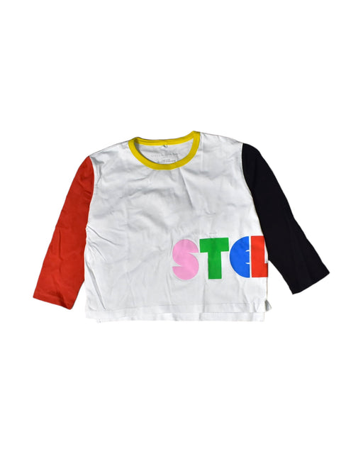 A White Long Sleeve Tops from Stella McCartney in size 5T for boy. (Front View)