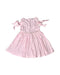 A Pink Sleeveless Dresses from Chateau de Sable in size 6T for girl. (Front View)