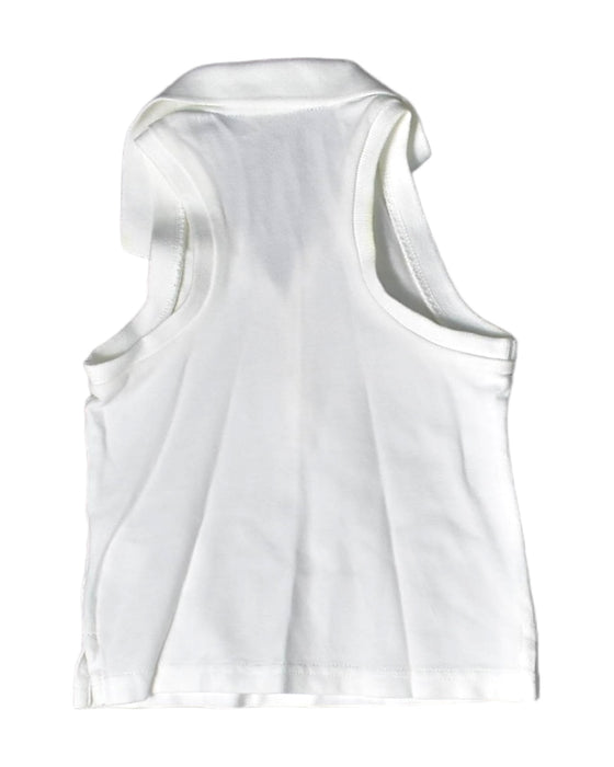 A White Sleeveless Polos from Polo Ralph Lauren in size 3T for girl. (Back View)