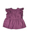 A Burgundy Sleeveless Tops from Jamie Kay in size 3T for girl. (Back View)