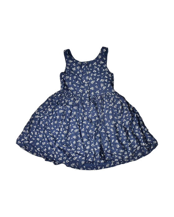 A Blue Sleeveless Dresses from Polo Ralph Lauren in size 5T for girl. (Back View)