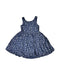 A Blue Sleeveless Dresses from Polo Ralph Lauren in size 5T for girl. (Back View)