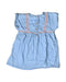 A Blue Short Sleeve Dresses from Cadet Rousselle in size 3-6M for boy. (Back View)