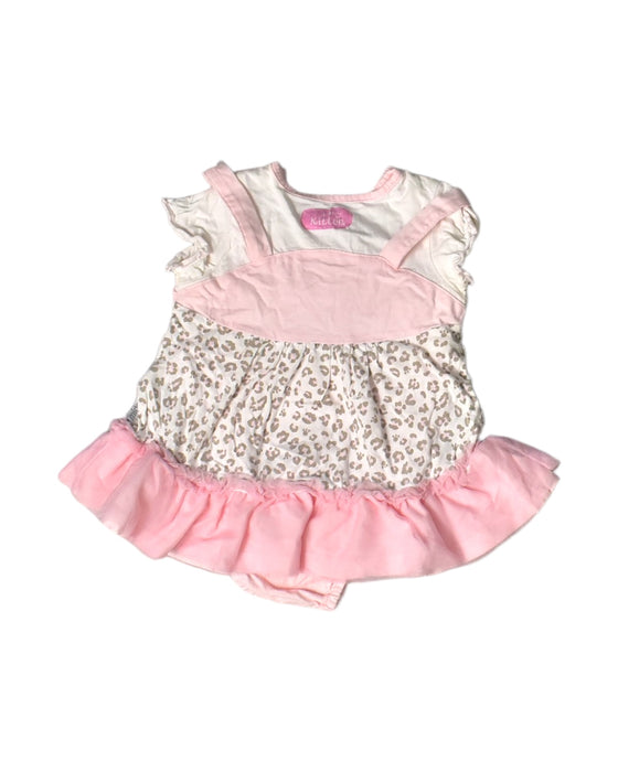 A White Bodysuits from Mides in size 6-12M for girl. (Back View)