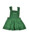 A Green Overall Dresses from Little Green Radicals in size 12-18M for girl. (Front View)