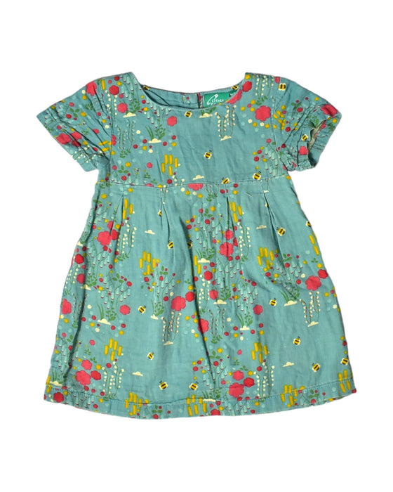 A Green Short Sleeve Dresses from Little Green Radicals in size 12-18M for girl. (Front View)