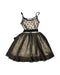 A Black Sleeveless Dresses from EleStory in size 18-24M for girl. (Front View)